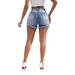 Women's Clothing Temperament Fashion Washed Ripped Stretch Shorts For Women_ecoleips.com
