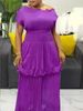 Women's Clothing New Solid Color Dense Edge Stitching Sleeveless Lace Up Large Size Women's Dress_ecoleips.com
