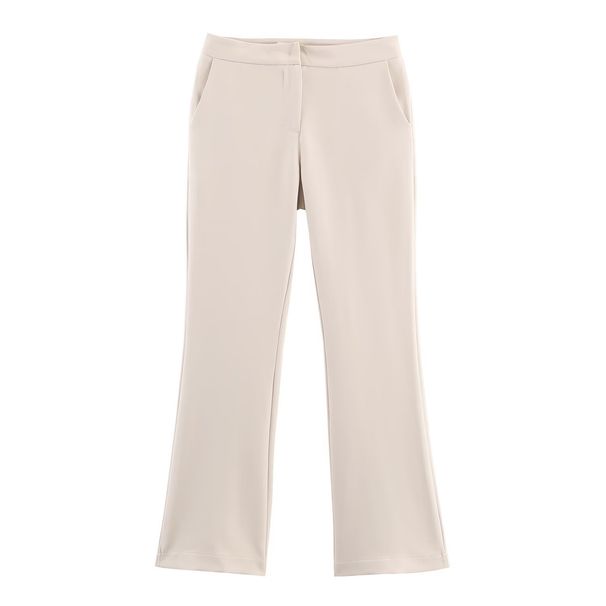 girl Foreign Trade Wholesale Autumn New European And American Style Slim Fit Belted Blazer 8585593 Flared Pants 8583593_ecoleips.com