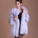 Women's Clothing Luxury Faux Fox Fur Coat Women's Mid-Length Elegant Winter Outerwear With Plush Collar_ecoleips.com