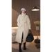Black Korean Style Mid-Length Stand Collar Trench Down Cotton Jacket For Women 2025 Winter New Loose Waist-Cinching Coat_ecoleips.com