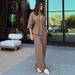 Foreign Trade Cross-Border European American Spring New Women's Fashion Casual Draped Long Sleeve Turn-Down Collar Shirt_ecoleips.com