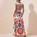 European American Women's Summer Printed Bohemian Dress Sleeveless Long New Style_ecoleips.com