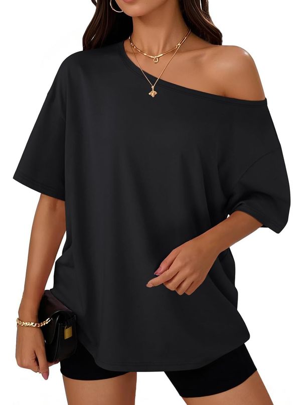 New European And American Cross-border Foreign Trade Women's Clothing, Designer Loose Tops, Y2K Off-shoulder_ecoleips.com