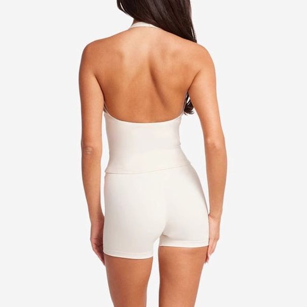 V Neck Cross Neck Vest With Chest Pad Yoga Suit Top Women's Quick Drying Sports Fitness Suit_ecoleips.com