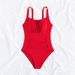 Aria Basics 24 New Style European And American Sexy Women's Solid Color One-Piece Swimsuit Hot-Selling Swimwear Bikini_ecoleips.com