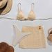 "Women's Solid Color Two-Piece Bikini Set - Adjustable Straps, Comfortable & Stylish Swimwear For Beach & Pool"_ecoleips.com