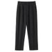 Aria Basics Solid Color Simple Casual Elastic Waist Long Pants Cross-Border European And American Heavyweight Unisex Straight-Leg_ecoleips.com