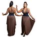 Women's Clothing Women's Slim Fit Irregular Milk Stitching Milk Silk Stitching Deep V Neck Dress_ecoleips.com