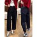Retro Straight-leg Jeans Women, New Spring And Autumn Style, Plus Size, Suitable For Pear-shaped Body Types, Petite,_ecoleips.com