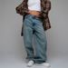 Classic Washed Denim Jeans For Women – High-Quality Cotton Mid-Rise Relaxed Fit Pants – Vintage Blue Casual Trousers_ecoleips.com