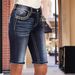 Women's Clothing Denim Slim Simple Casual Embroidered Jeans_ecoleips.com