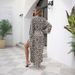 European And American plus Size Women's Loose Cotton Cardigan Printed Beach Cover up Sexy Bikini Outer Dress_ecoleips.com