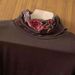 A Winter And Autumn-Style Retro, Artistic Embroidery Top With High Collar And Made Of Warm Polyester Fabric Perfect As_ecoleips.com