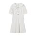 Women's Removable Baby Collar Dress - Sweet & Elegant Spring Dress (European & American Style)_ecoleips.com