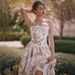 Women's Clothing French Romantic Summer Floral Wrap Dress With Waist Ties & Lace Trim_ecoleips.com