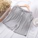 Wholesale Modal Thin Summer Shorts Loose Large Casual Home Sleepwear Elastic Waist Solid Sleep Bottoms WOMEN Knee Length Pants_ecoleips.com