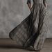 A Chic Autumn/Winter Dress With Retro Plaid Pattern, A Flowing Long Skirt, And A V-Neckline In A French-Inspired Style._ecoleips.com