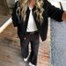 DiYun European And American Casual Vacation Buttoned Long-Sleeve Women's Coat 2025 Autumn/Winter_ecoleips.com