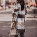 New Woolen Long Lapel Single-breasted Plaid Jacket Women's Clothing_ecoleips.com