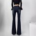Women's Clothing Spring New Hot Girl V Waist Slim Elastic Mopping Trousers_ecoleips.com