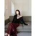 Elegant Socialite High-End Long Sleeve Shirt For Women Fashion Sweet Spicy Girl Top And Skirt Commuting Set_ecoleips.com