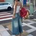 Women's Loose Straight Leg Denim Shorts Multi-Pocket Mid-Length Pants Casual Vintage Fit_ecoleips.com