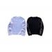 Women's Y2K round Neck Pullover T-Shirt Letter Print Gothic Loose Vintage Casual Top for All Seasons_ecoleips.com