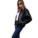 Men's PU Leather Jacket Stylish Biker Coat Streetwear Fashion Outerwear For Casual & Motorcycle Riding_ecoleips.com