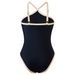 Qiaojiayuan Women's Slim Fit One Piece Swimsuit Fashionable Sexy Halter Neck Solid Color European American Style 2025 New_ecoleips.com