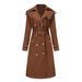Women's Clothing Long Trench Coat Jacket Suit Coat Loose Large Size_ecoleips.com