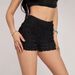Women's Clothing New Women's Textured Slim Shorts Fashion Shorts_ecoleips.com