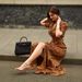 Women's Elegant Lapel Cardigan Dress European American Style New 2025 Fashion Versatile Coat With Belt Waist_ecoleips.com
