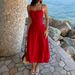 Women Elegant Spaghetti Strap Strapless Floor‑Length Maxi Dress Evening Party Vacation Wear_ecoleips.com