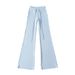 Relaxed Style Flared America Style, Leg-legtheig, Autum Casual Loose Pats, Low-waisted, Versatile, Slimmig,_ecoleips.com