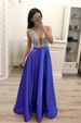 Women's Clothing Fashion Color Long Dress Deep Neck Cocktail Dress Sleeveless Evening Dress Collage Nightclub Dress_ecoleips.com
