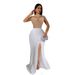 Women's Clothing Fashion Women's Wear Hot Diamond Slit Long Dress New_ecoleips.com