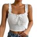 Elegant Lace Camisole Tank Top For Women Basic Style Pure Color Sexy Figure Flattering New Spring Summer Hot Selling_ecoleips.com