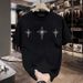 Men's Heavyweight Cotton T-Shirt Short Sleeve Cool And Stylish Trendy Loose Top For New Summer_ecoleips.com