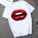 Women's Printed T-shirt Short Sleeves_ecoleips.com