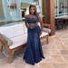 Women's Clothing New Fashion Sexy Tube Top Waist Denim Long Skirt Suit_ecoleips.com