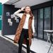 Women's Autumn And Winter Down Cotton Vest Hooded Sleeveless Cotton Waistcoat Warm Vest Mid Length Cotton Vest Women_ecoleips.com