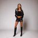 Women's Clothing New Sexy Hot Girl Denim Skirt Summer High Elastic Hip Skirt Mini Skirt Female_ecoleips.com