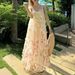 Women's Clothing Fairy Three Dimensional Flower Sling Dress Gentle And Beautiful Holiday Wedding Morning Gown Dress_ecoleips.com