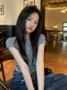 Design Sense Lace Up Backless Sleeved T-shirt For Women's Summer 2025 New Slim Fit Short Style Spicy Girl Casual Student_ecoleips.com
