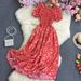 2026 New Fashion Summer Flower Print Long Dress Women Vintage Slash Neck Ruched Chest A Line Sundress Party Vestidos_ecoleips.com