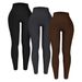 High Waist Seamless Fitness Pants Women's Yoga Clothes Leggings Autumn Winter Threaded Sports Tights_ecoleips.com