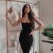 European And American Cross-border 2025 New Women's Fashion Solid Color Sexy Backless Sleeveless Slim-fit Bodycon Slip_ecoleips.com