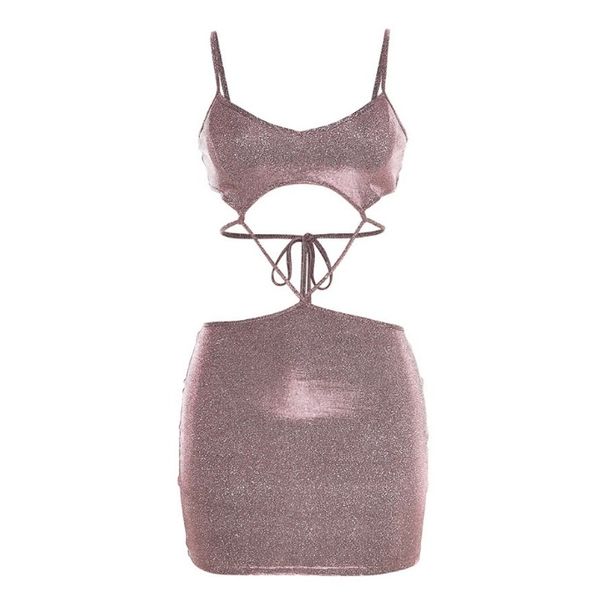 2025 Summer New Women's Fashion Hollow Out Crop Top Slim Fit Evening Dress_ecoleips.com