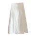 Women's High End Waist Cinching A-Line Pleated Midi Skirt New Spring 2026 Design mid Length Flared Skirt_ecoleips.com